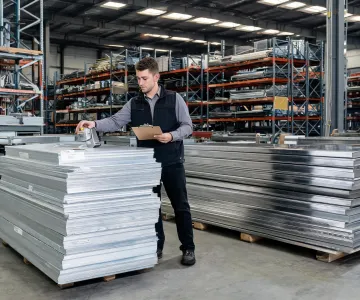 Customer service coordinator preparing pickup order