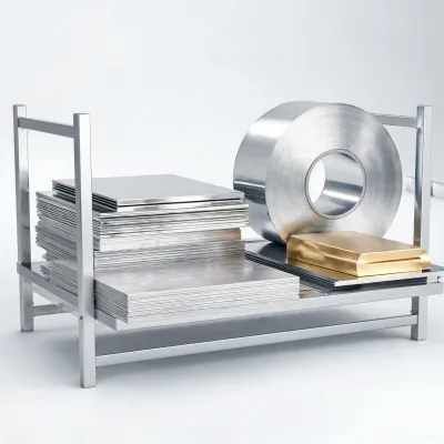 stainless steel and brass reaction